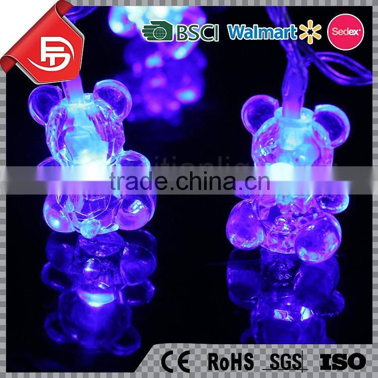 TZFEITIAN CE ROHS approval pentagram led falling star led christmas light with transformer