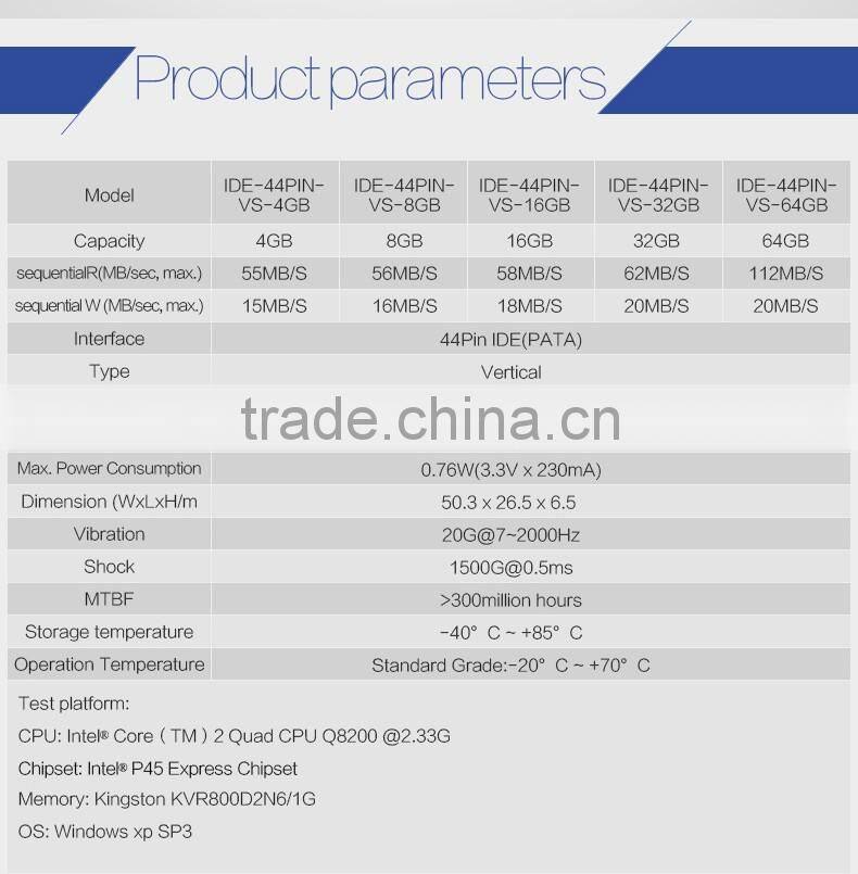 KingDian DOM Disk on Module IDE-44PIN-VS 16GB ssd solution IDE DOM (IDE-44PIN-VS)