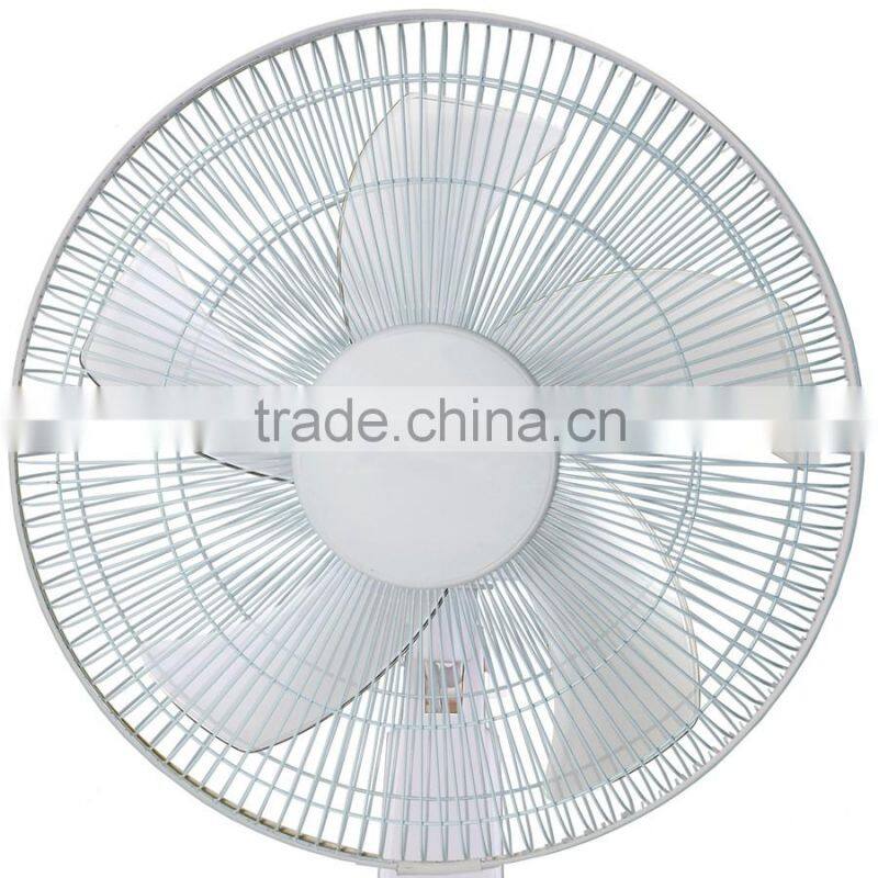16 Inches White two plug Stand Fan With copper Motor Made in Anhui MAST