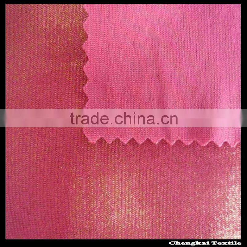 100%polyester(FDY) foiled fabric