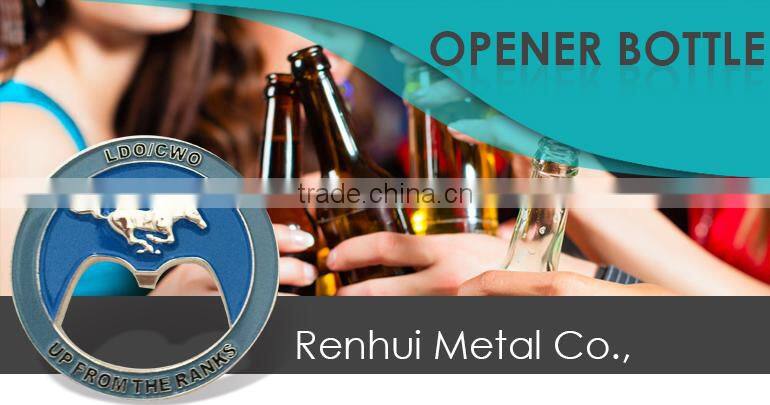 High quality High end souvenir metal baseball cap with bottle opener