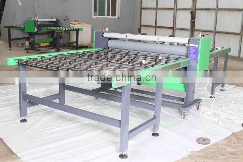 Factory price MF1350-B2 mm automatic glass wood MDF ,pvc flatbed laminator