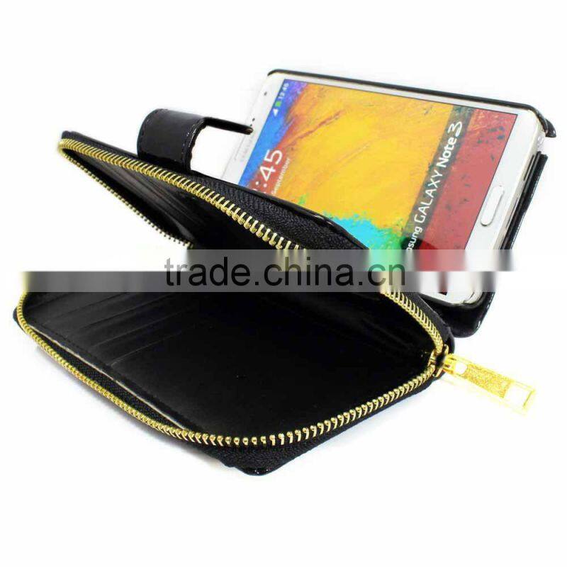 OEM manufacture luxury case for galaxy note 5,leather wallet case for samsung note 5