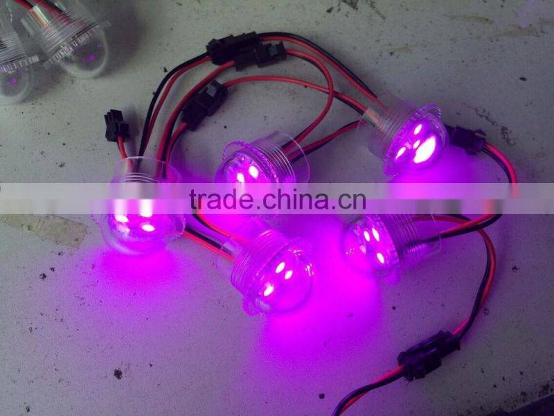 DC12V 26mm Led pixel light with 3 leds RGB ucs1903 pixel light