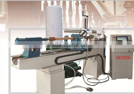 Low price CNC1503S woodworking machine or baseball bat cnc wood turning lathe with high quality
