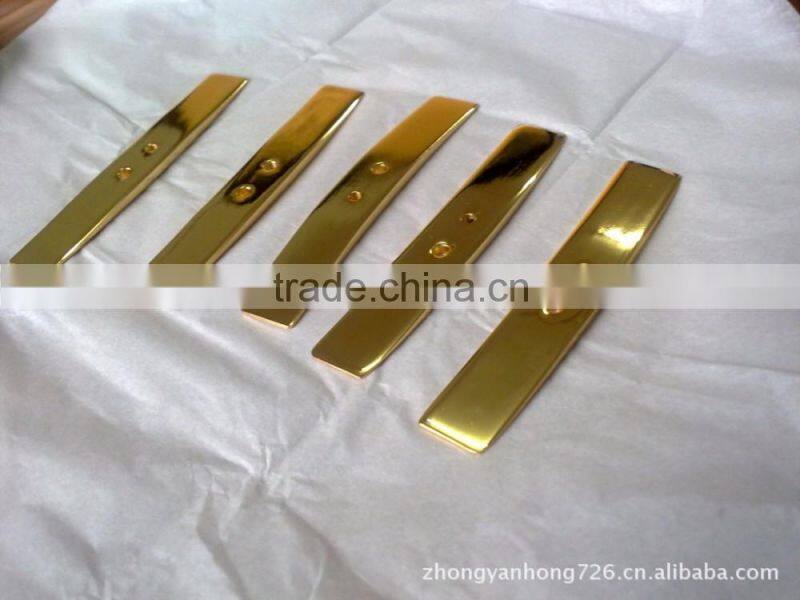 Gold plated component parts crafts and gifts surface treatment