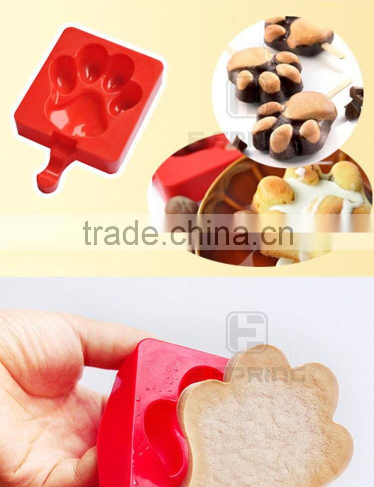 Face hand heart many cute shape silicone ice lolly moulds