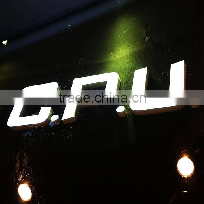 different styles cheap 3d lighted sign letters