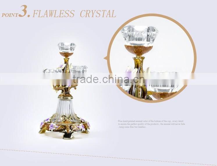 RORO Conjugal Felicity lily pewter craft gift candle stand