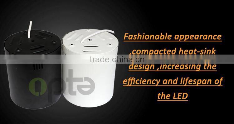 housing white surface mounted COB led downlight 25w