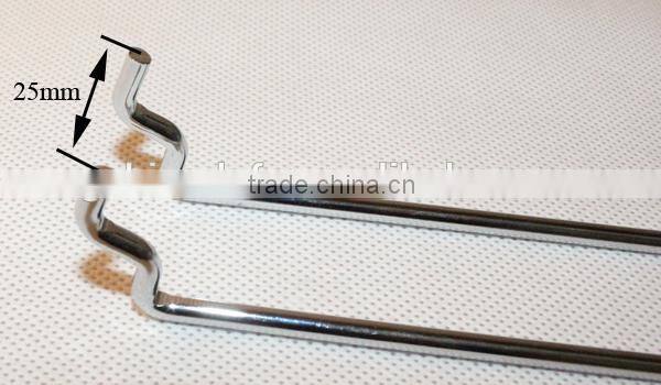 Metal /Iron euro pegboard display hook