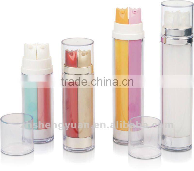 50ML Dual bottles for cosmetic package