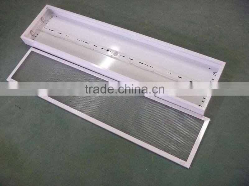 1200x300mm grille lamp lighting fixture with prismatic cover