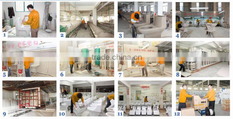 Factory productuon Bathroom Design Western Style Washdown ceramic Toilet