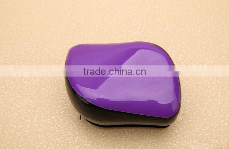 Newest Korea Style Wholesale Head Massage Rainbow ABS Hairdressing Comb