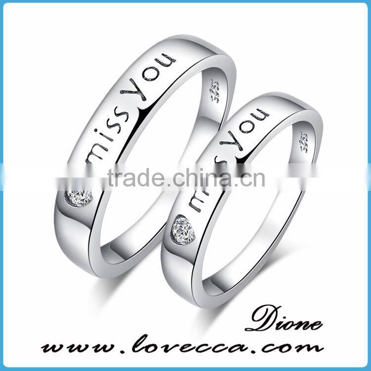 Fashion Jewelry 925 Silver Ring CZ Silver Ring With wholesale Price