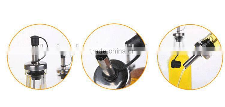 500ml glass vinegar bottle with dispenser cap