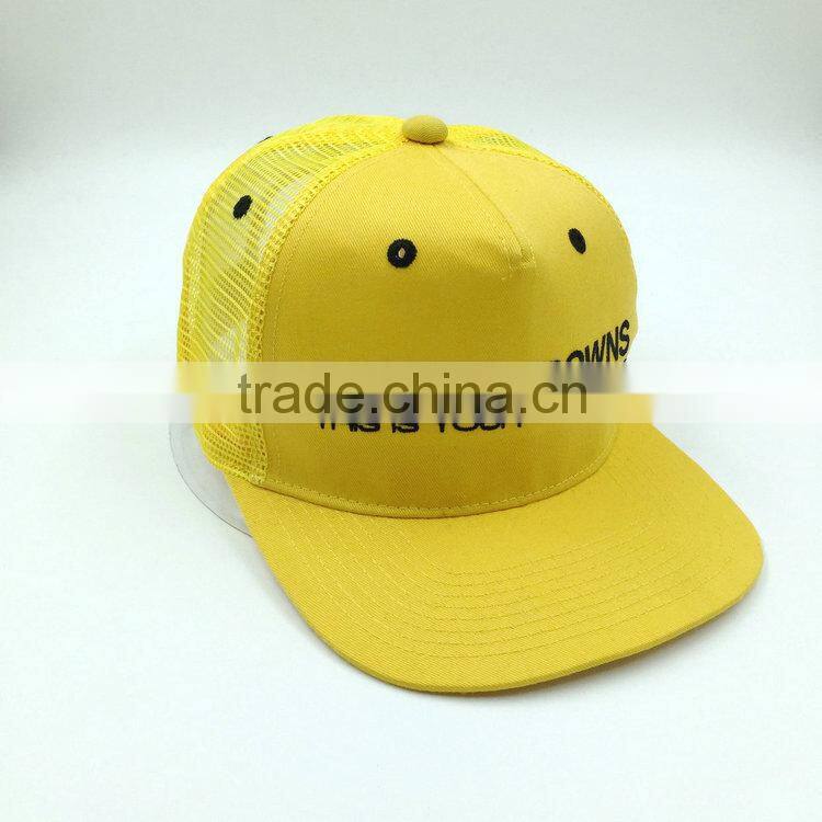 Factory made custom cotton twill trucker hat