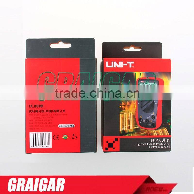 Handheld Auto-ranging Digital Multimeters UNI-T UT136A Data Hold LCR Meter AC DC Frequency Resistance automatic range multimeter