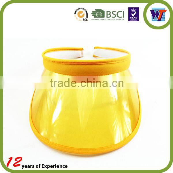 Different color choice custom plastic sun visor cap wholesale
