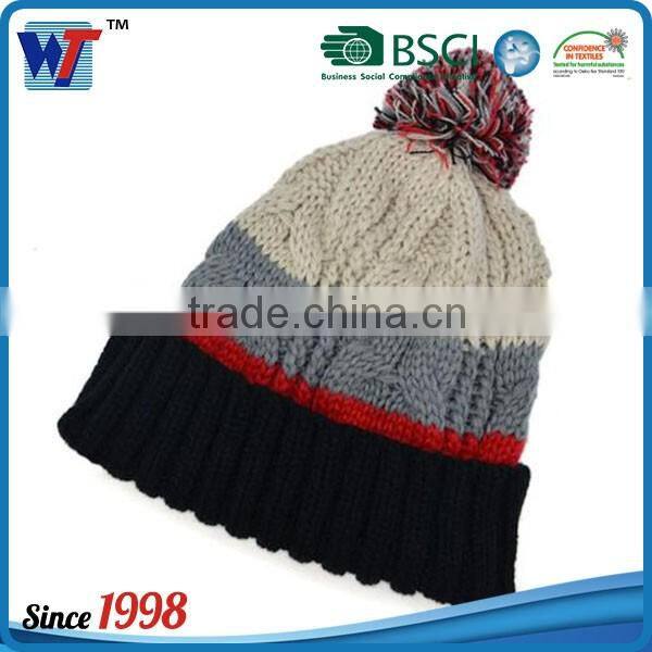 Winter Hooded Scarf Crochet Cap Knitting Girl Boy Baby Knitted Caps