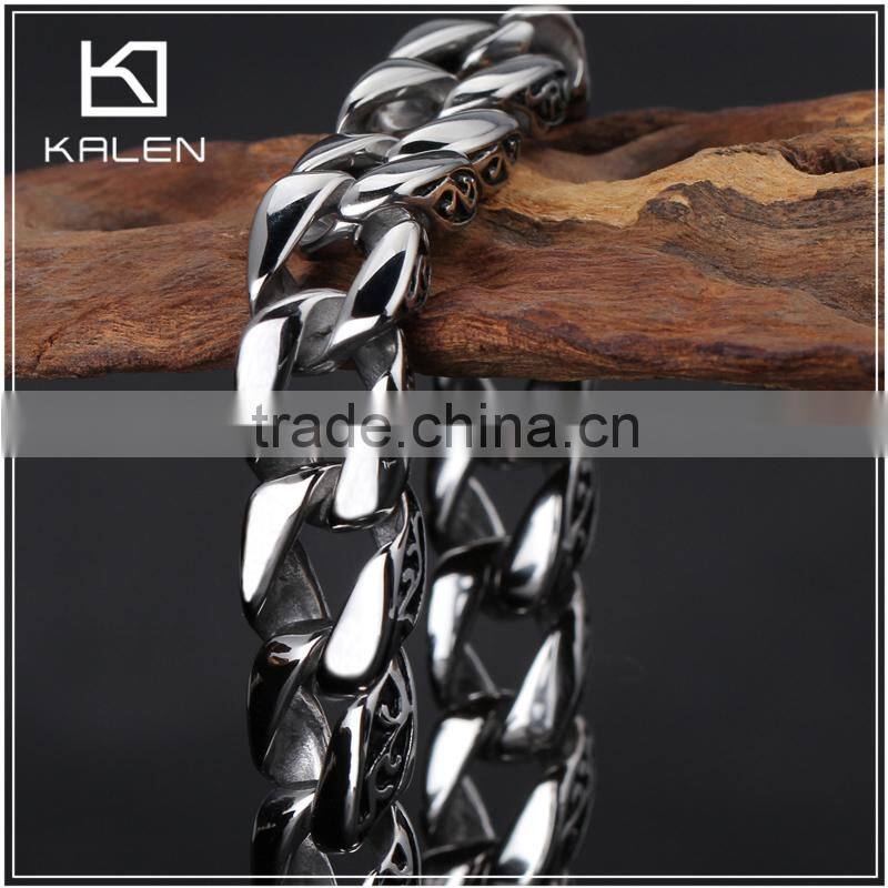 925 silver plated 316l stainless steel bracelet jewelry germany with clasp