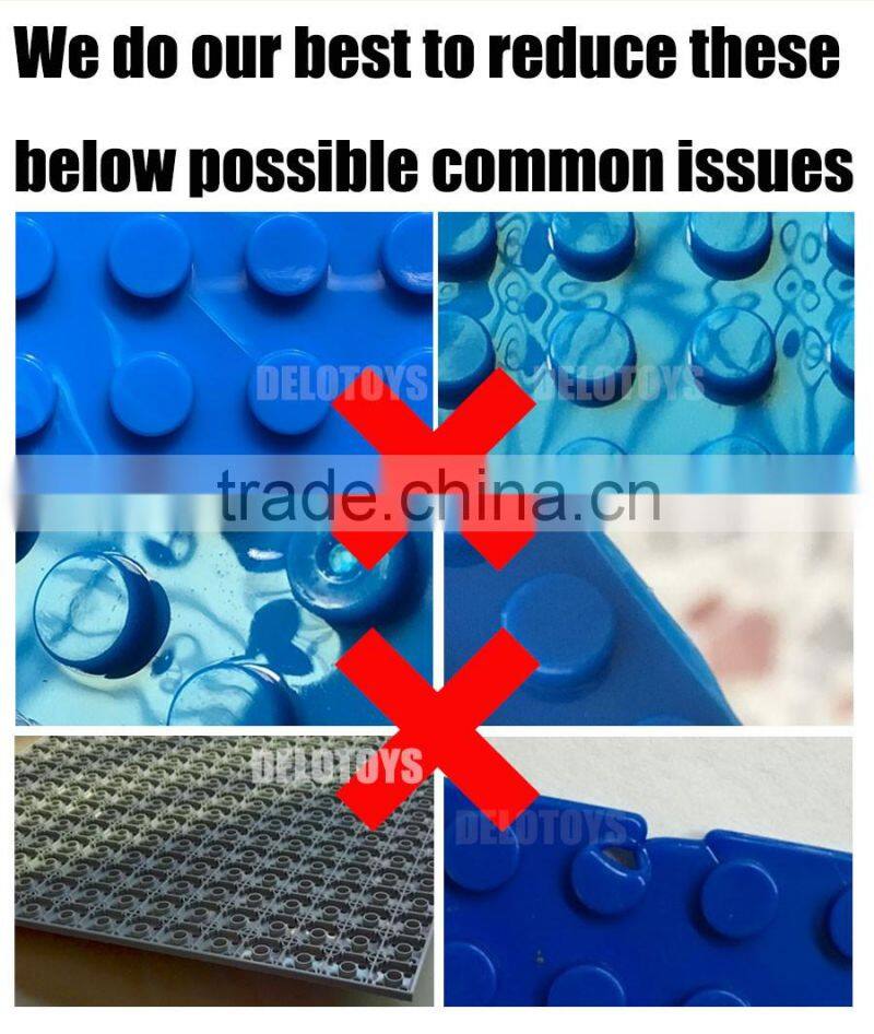 ABS Material plastic building bricks thick base plate 32*32 DE00035