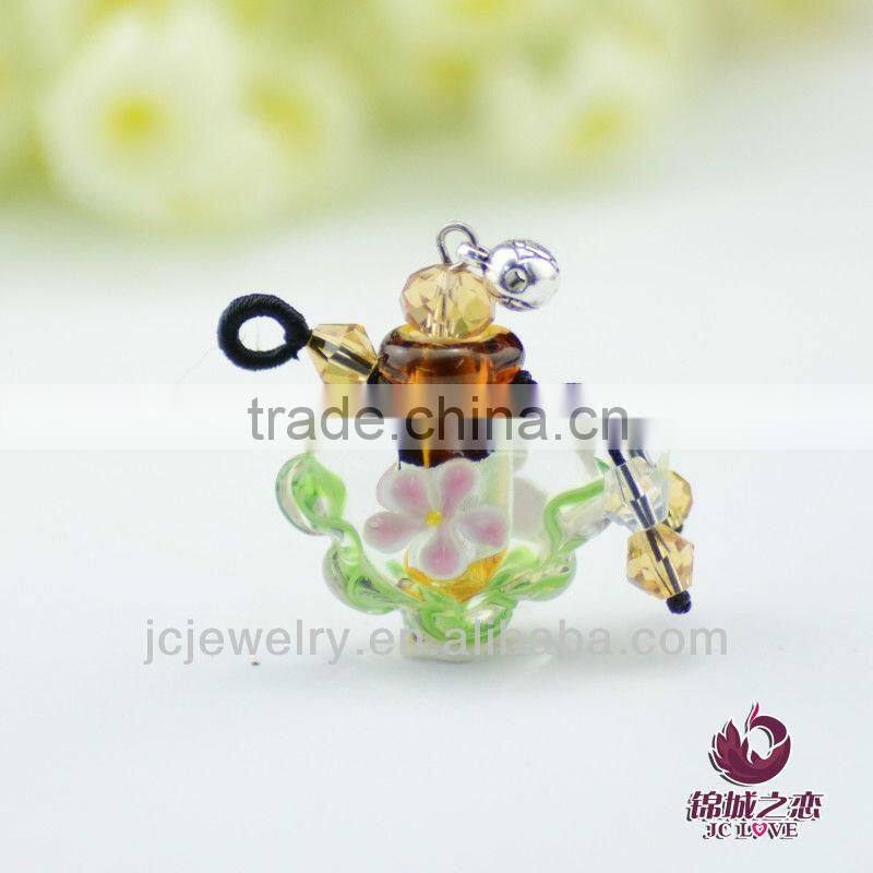 murano glass Bottle wish jewelry Pendant ego necklace