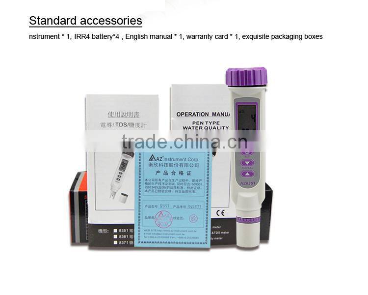 Precision Water Quality Test Meter Electrical Conductivity Sensor Pen Meter