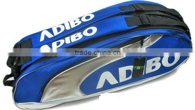 Large capacity sports bag outdoor racket bag with shoes compartment