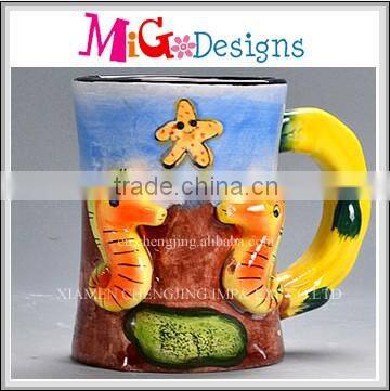 Direct Factory Produce Colorful Decor Gift 3D Animal Mug Ceramic Mugs