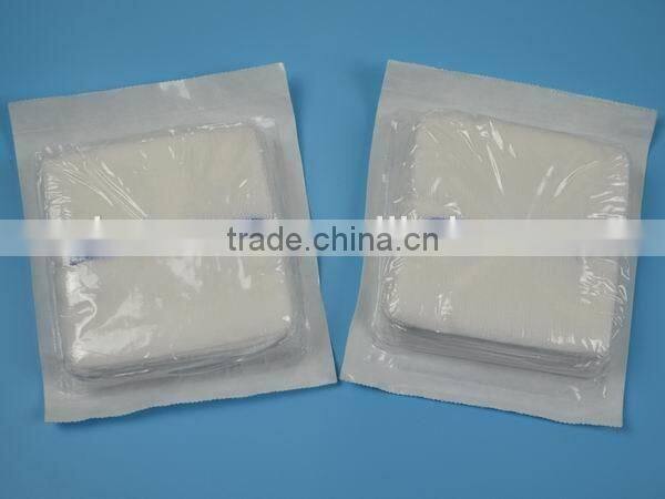 100% cotton 8ply /10ply/12ply /16ply absorbent gauze swab cotton ball approved by ISO .CE. FDA