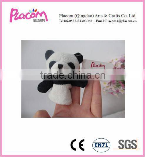 New Design Plush Panda Finger puppet for China Souvenir