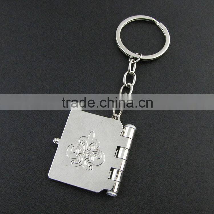 Engraved Silver Picture Frame Keychain