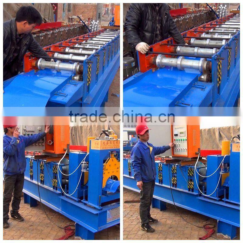 Automatic High Speed Metal Ridge Cap Guttering Sheet Roll Forming Machine