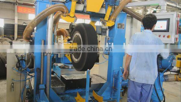 Tire buffing machine