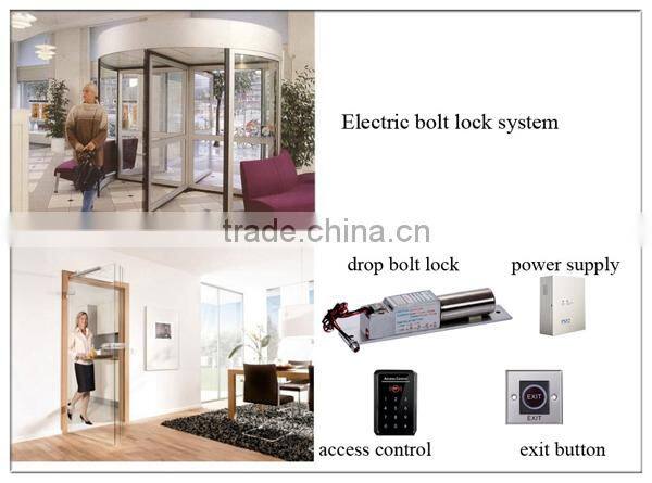 Fail safe electric drop bolt lock for access control solution