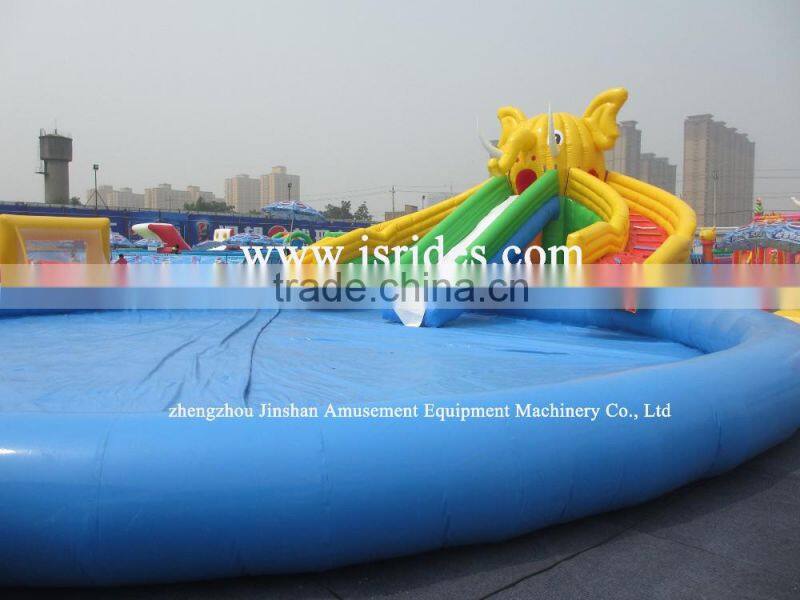 Giant kids inflatable amusement water slide