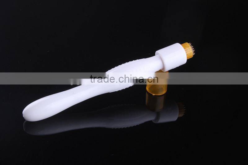 Derma Stamp With 40 Titanium Gold Needles