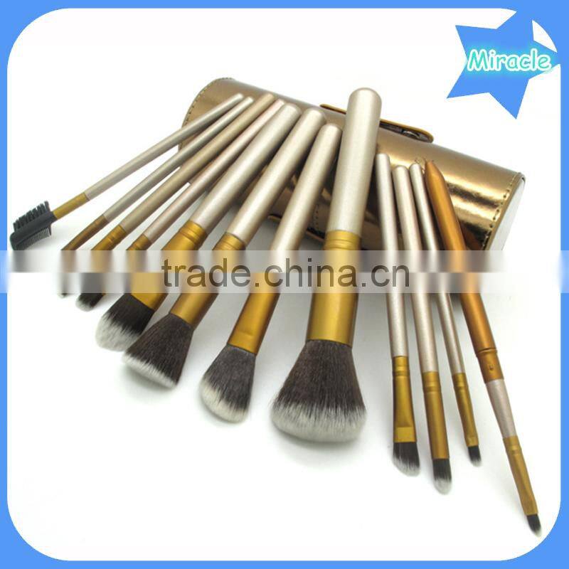Travel kits cosmetic brush synthetic hair 7pcs cosmetic brush for makeup