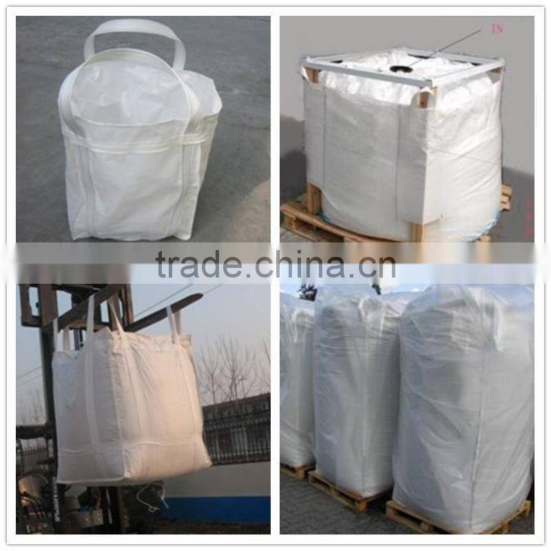 100% polypropylene conductive pp woven big bag, FIBC, jumbo bag ton bagfor talcum powder low price by manufactuer in wenzhou