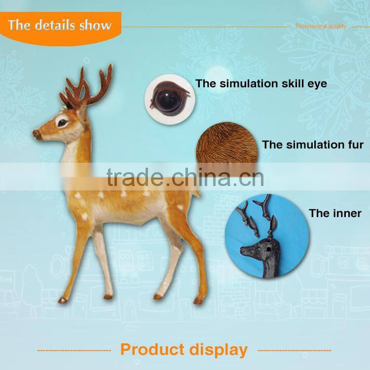 holiday real japanese decoration restaurant bulk plastic deer toy