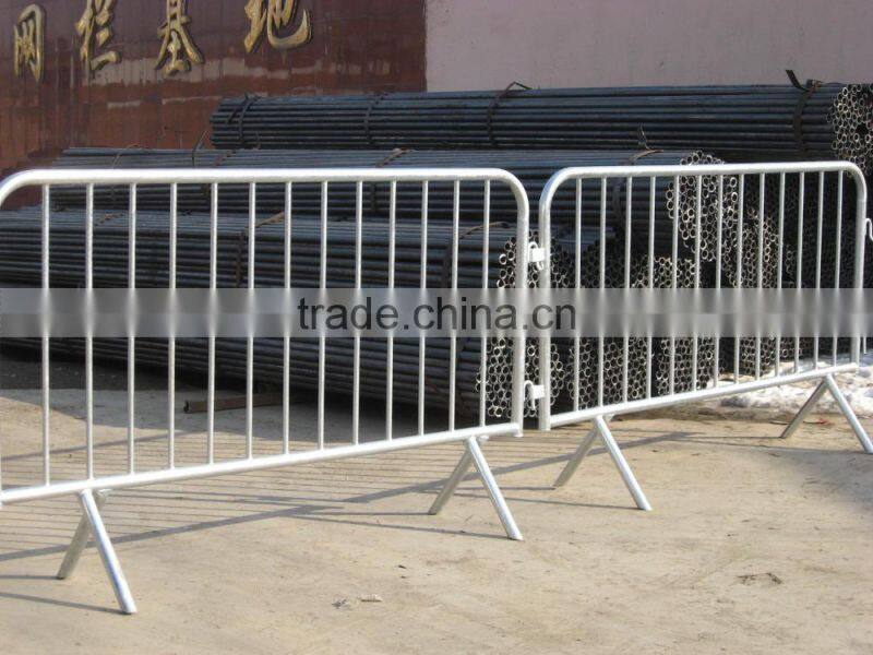 Wholsale Metal Galvanized metal barrier modular crowd control barrier
