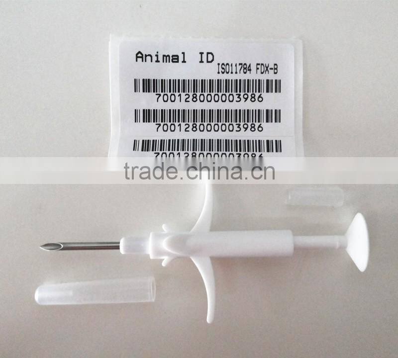 Animal identification rfid 13.56mhz glass tag for animal