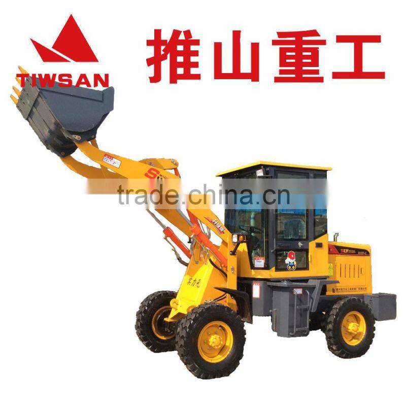 Chinese ftractors truck mini wheel loader in Qingzhou City for constriction
