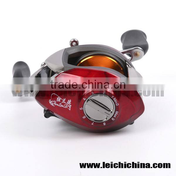 Magnetic & Centrifugal Dual brake system baitcasting reels