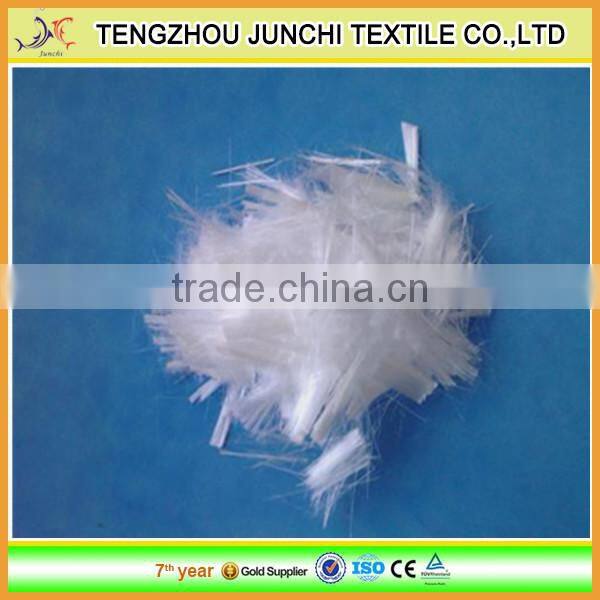 100% Polypropylene 3mm-20mm pp concrete fiber made in China