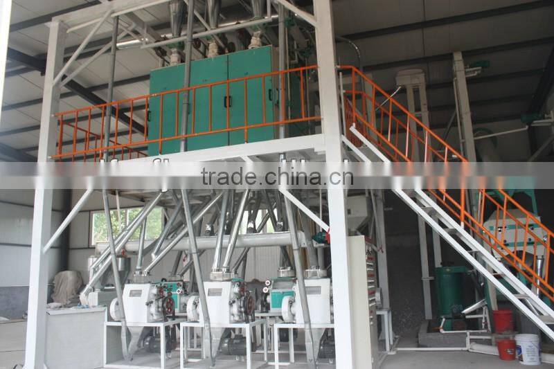 30T of wheat/MAIZE flour mill machine complete plant