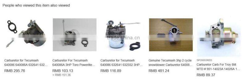 Carb for Tecumseh 640086 640086A 632641 632552 3HP 2 Cycle Engine Carburetor HSK600 HSK635 TH098SA Engines