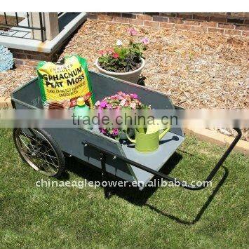 High Quality 14 CUFT Wooden Garden Cart